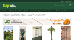 Desktop Screenshot of gapgardenproducts.com